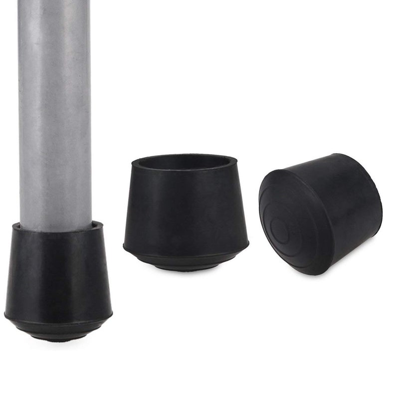 CertBuy 32 PCS 7/8 inch Round Chair Leg Tips Caps, CBTONE Anti-Slip Black Rubber Table Feet Covers Chair Leg Protectors - Image 5